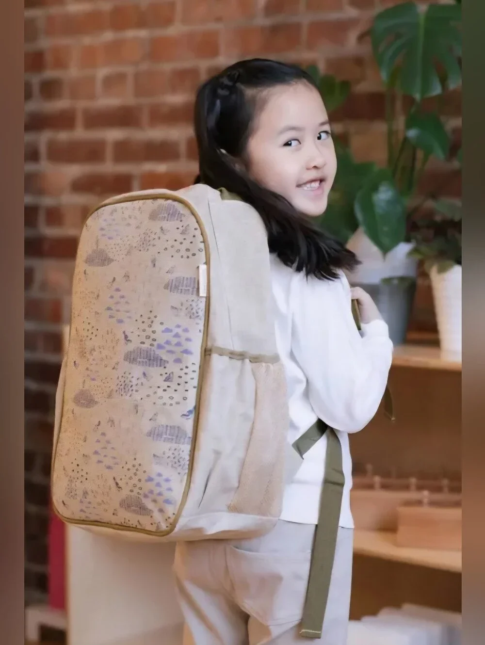 Anthropologie, SoYoung Kids Backpack In Birds In Nature